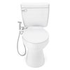 Brondell CleanSpa Luxury Hand-Held Bidet Holster with Integrated Shut Off, White MBH-40-W